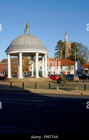 The Butter Cross in market place, Swaffham, Norfolk, England Stock Photo