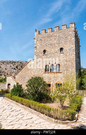 The Venetian castle of Butrint national archeological park in south ...
