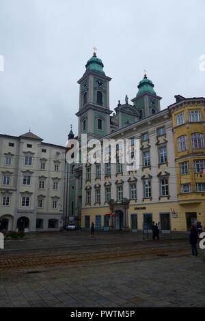 Colorful Historic city of Linz, Austria Stock Photo - Alamy