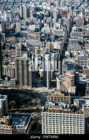 New York City view from the Empire State Building New York City USA Stock Photo