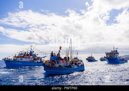 'Nossa Senhora dos Milagres' festivity in Canical, Madeira Island, Portugal, September 2018. Stock Photo