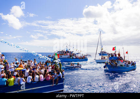 'Nossa Senhora dos Milagres' festivity in Canical, Madeira Island, Portugal, September 2018. Stock Photo