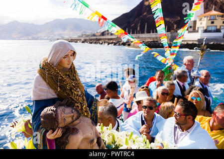 'Nossa Senhora dos Milagres' festivity in Canical, Madeira Island, Portugal, September 2018. Stock Photo