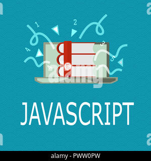 Conceptual hand writing showing Javascript. Business photo showcasing Computer programming language used to create interactive effects. Stock Photo
