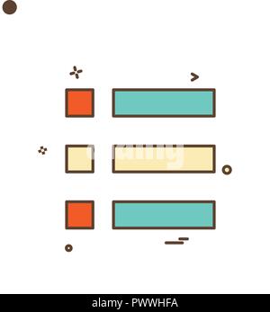 Bullet list menu options icon vector design Stock Vector Image & Art ...