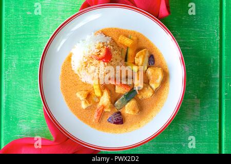 Thai Chicken Curry Stock Photo
