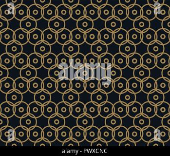 Seamless pattern. Graphic lines ornament. Floral stylish background. Stock Vector