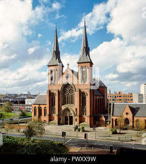 St Chad's Cathedral, Birmingham, UK. Built in 1841 by A.W. Pugin, it was the first Roman Catholic cathedral built in England since the Reformation Stock Photo