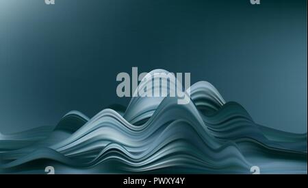 Abstract colorful vector background, gray flow liquid wave for design brochure, website, flyer. Stock Vector