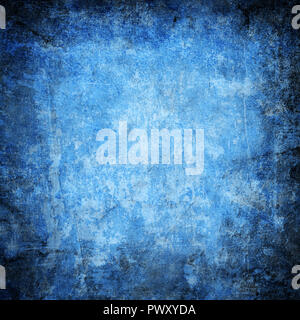 Old grunge blue background Stock Photo