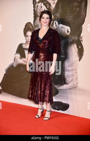 London, UK. 18th Oct, 2018. Rachel Weisz,'The Favourite'premiere,BFI London Film Festival,London.UK Credit: michael melia/Alamy Live News Stock Photo