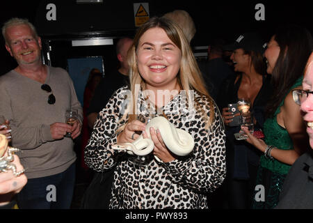 Press night an Halloween experience at  London Tombs at The London Bridge Experience, UK. 18 October 2018. Stock Photo