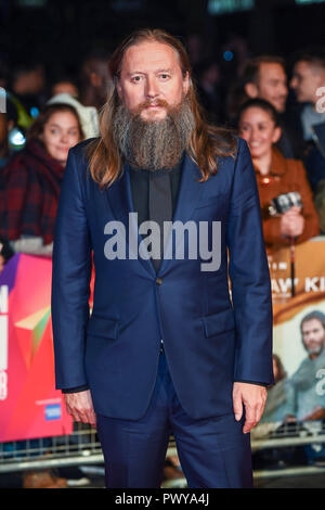 David Mackenzie attends the 'Outlaw King' premiere at the BFI London Film Festival. Stock Photo