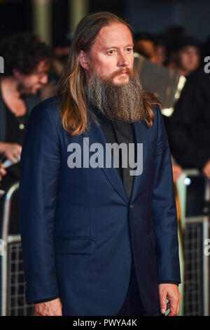 David Mackenzie attends the 'Outlaw King' premiere at the BFI London Film Festival. Stock Photo