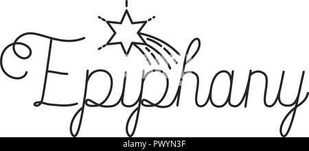 epiphany celebration calligraphy message Stock Vector Image & Art - Alamy