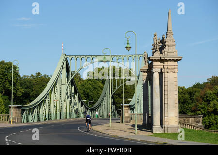 Potsdam. Berlin. Germany. Glienicke Bridge (Glienicker Brücke) spans the Havel River and connects Potsdam and Berlin. Stock Photo