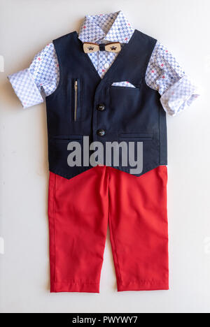 Baby boy's stylish suit. Stock Photo