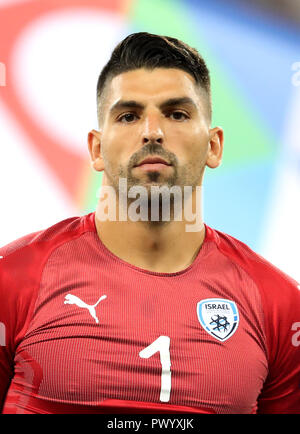 Ariel Harush, Israel goalkeeper Stock Photo