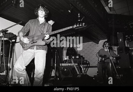 Spriritualized on stage at Esquires, Bedford, 10th October 1990. Stock Photo