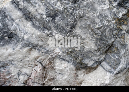 Gray surface of marble stone with striped streaks. Stock Photo
