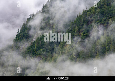 Mist lifting Stock Photo