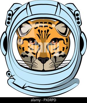 Tiger face cool sketch Stock Vector