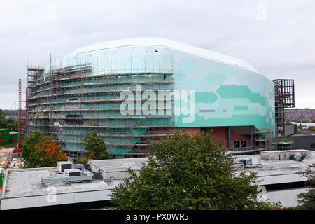 Leeds First Direct Arena under construction Stock Photo