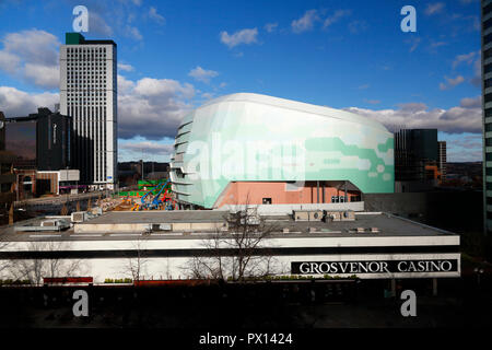 Leeds First Direct Arena under construction Stock Photo