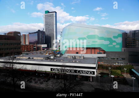 Leeds First Direct Arena under construction Stock Photo