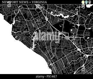 Newport News City (United States cities, United States of America, usa ...