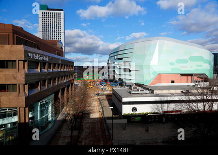 Leeds First Direct Arena under construction Stock Photo