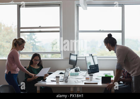 Business people working in the office Stock Photo