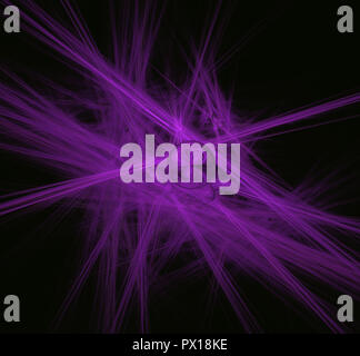 Purple fractal pattern background. Fantasy fractal texture. Digital art. 3D rendering. Computer generated image Stock Photo