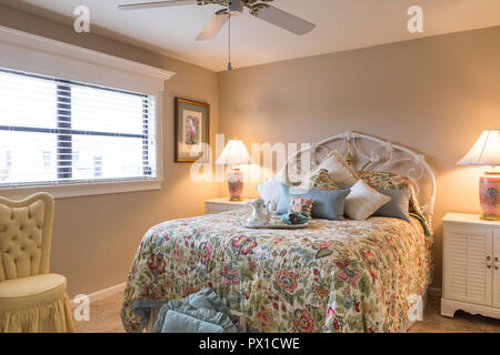 Designer Bedroom Upscale Home Florida Usa Stock Photo 222537536
