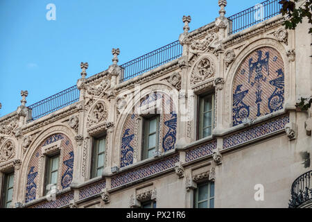 Palma de Mallorca Art Nouveau, Grand Hotel, Baleary, Spain Stock Photo