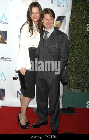 Katie Holmes, Tom Cruise  03/24/07 'MENTOR LA's Promise Gala' @ Twentieth Century Fox Studios, Century City Photo by April Spring/HNW / PictureLux   March 24, 2007   File Reference # 33686 669HNWPLX Stock Photo