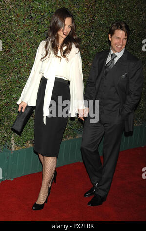 Katie Holmes, Tom Cruise  03/24/07 'MENTOR LA's Promise Gala' @ Twentieth Century Fox Studios, Century City Photo by April Spring/HNW / PictureLux   March 24, 2007   File Reference # 33686 670HNWPLX Stock Photo