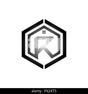Letter R Logo Design Element with Business Card illustration Vector Logotype Template