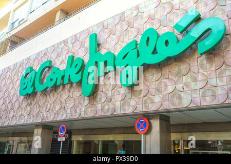 El Corte Ingles department store in Seville, Spain. El Corte Ingles is  biggest department store group in Europe and 4th worldwide. It exists since  194 Stock Photo - Alamy