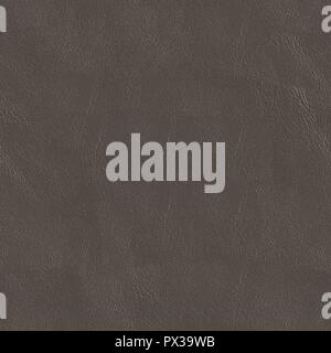 Vintage brown leather texture. Seamless square background, tile ready. Stock Photo