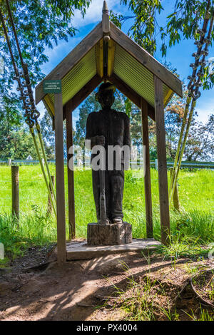 truck rollovr Lang Lang Victoria Australia the road will be closed for the next 4 hours + on Westernport Rd on fatalities.single vehicle accident Stock Photo