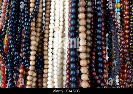 Truc Lam buddhist temple. Prayer beads or malas for sale.  Dalat. Vietnam. Stock Photo