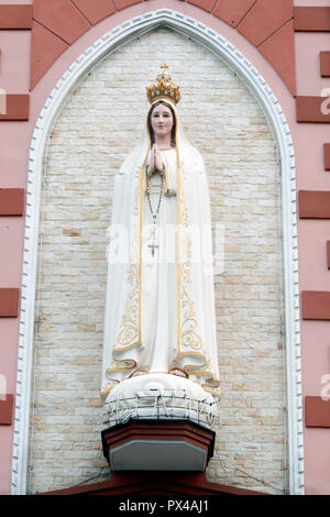 Our Lady of Fatima church.  Fatima Statue.  Ho Chi Minh City. Vietnam. Stock Photo