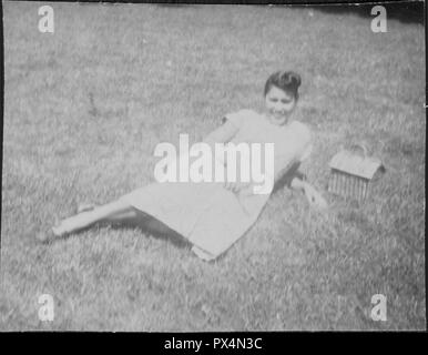 Vintage, authentic archival photograph, 1958. () Stock Photo