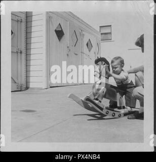 Vintage, authentic archival photograph, 1958. () Stock Photo