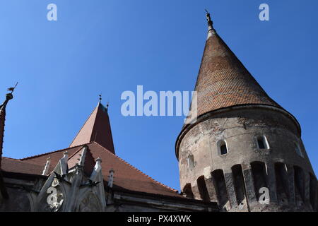 Some pictures from my trip to Corvin Castle in Hunedoara, Romania. Stock Photo