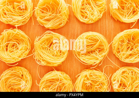 Fresh Pasta Uncooked Raw Angel Hair Stock Photo 1274621848