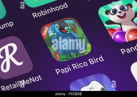 Papi Rico Bird: Blue Parrot Sling-shot Adventure in Rio de Janeiro by App  Holdings