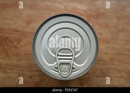 top of a tin can Stock Photo