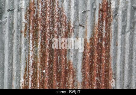 Old zinc for background with copy space Stock Photo